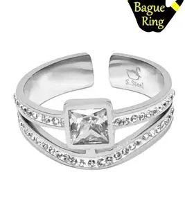 BAGUE ALLIANCE ARGENTEE